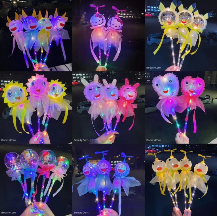 စက်ရုံမှတိုက်ရိုက်ရောင်းချသော glitter light stick ကြယ်ရောင် sky ball ကလေးအရုပ်မီးတင်းကုပ်ရရှိရေးနတ်သမီးချောင်းတွန်းထုတ်ကုန်