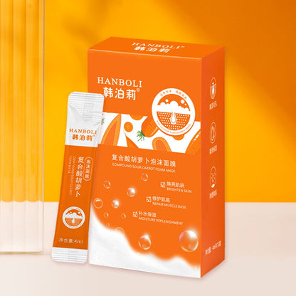 Hanboli Complex Sour Carrot Foam Mask Deep Cleansing Smear Mud Mask