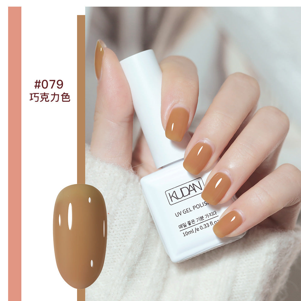 2023 New Style Nail Polish Gel No Odor Ice Transparent Nude Color Transparent Long-lasting Quick-Drying Nail Polish Manicure Nail Polish Gel Wholesale 