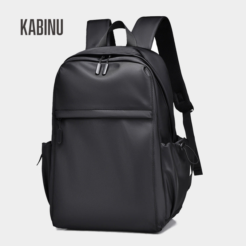 Kabinu casual backpack bag solid color Oxford cloth backpack water-repellent work computer bag middle school student school bag 