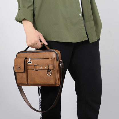 Shoulder Bag Men's Messenger Bag Men's Business Satchel Bag Messenger Bag Handy Shoulder Messenger Boys Casual Bag Men's Bag