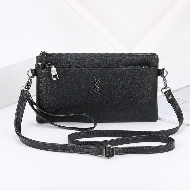 စစ်မှန်သောသားရေပခုံးအိတ်၊ ခေတ်ဆန်သော crossbody အိတ်အသစ်၊ ကိုရီးယားစတိုင်အမျိုးသမီးလက်ကိုင်ဖုန်းအိတ်၊ စွယ်စုံသုံး clutch အိတ်၊ ပေါ့ပေါ့အမျိုးသမီးအိတ် 