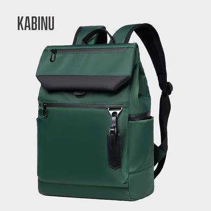 KABINU2023 New Backpack Computer Backpack Men's Washed Cloth Casual Business Office Commuting Backpack 