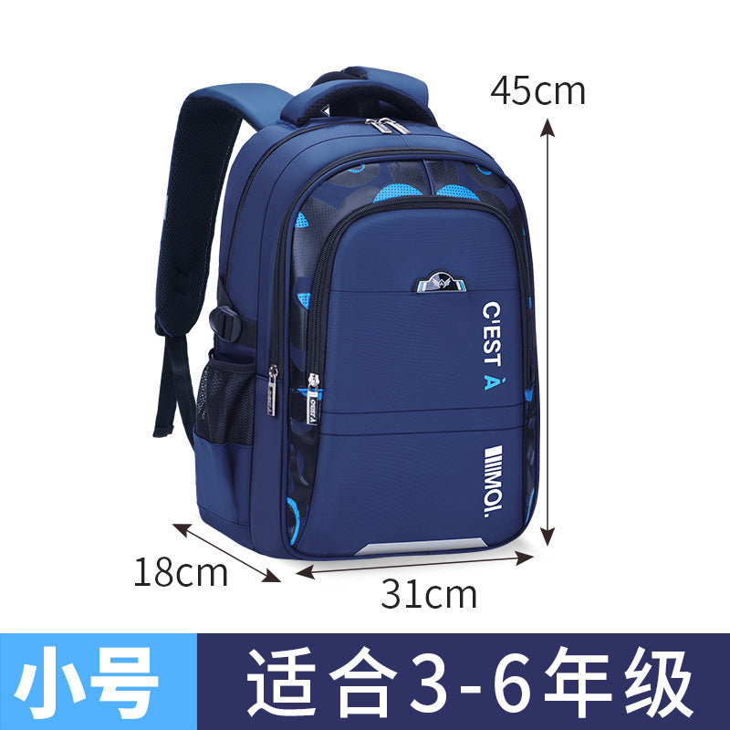 Cross-border ridge protection girls reduce the burden of the first grade waterproof printing Logo backpack girls children primary school schoolbags wholesale 