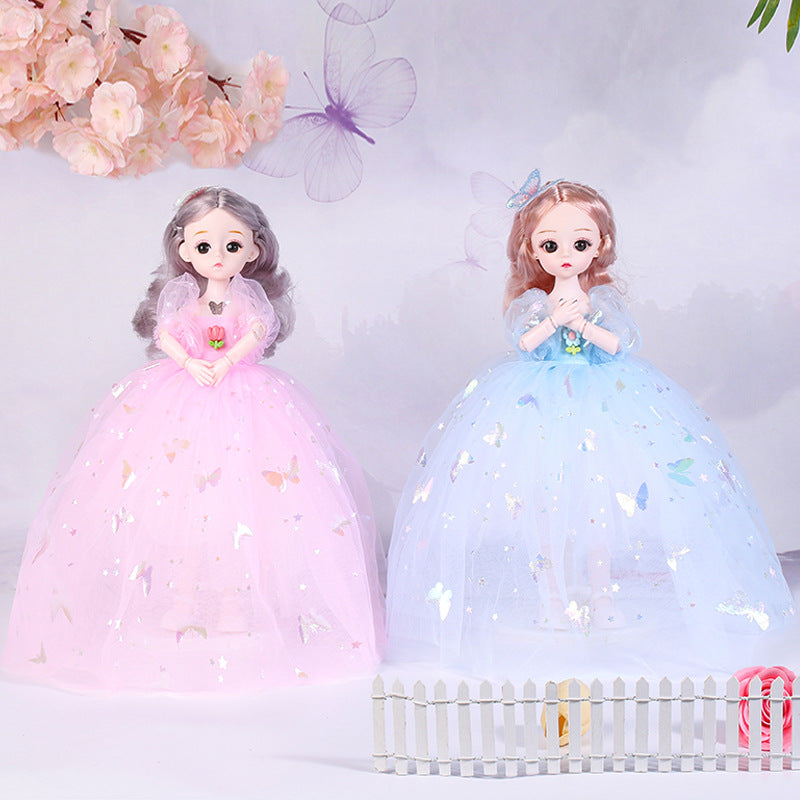 Creative new style tulle skirt princess doll toy girl Barbie doll birthday gift girl Mingrun Barbie 