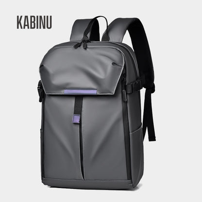 Kabinu trendy and cool backpack, water-repellent backpack, motorcycle helmet bag, business commuter computer bag, middle school student school bag 