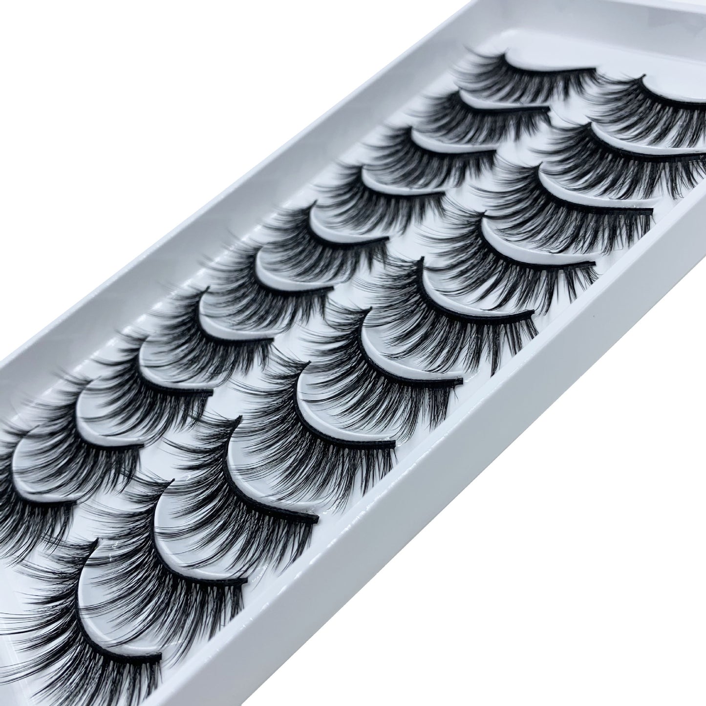 European and American imitation makeup hard stems natural cross thick false eyelashes whole wholesale stage makeup performance studio false eyelashes 