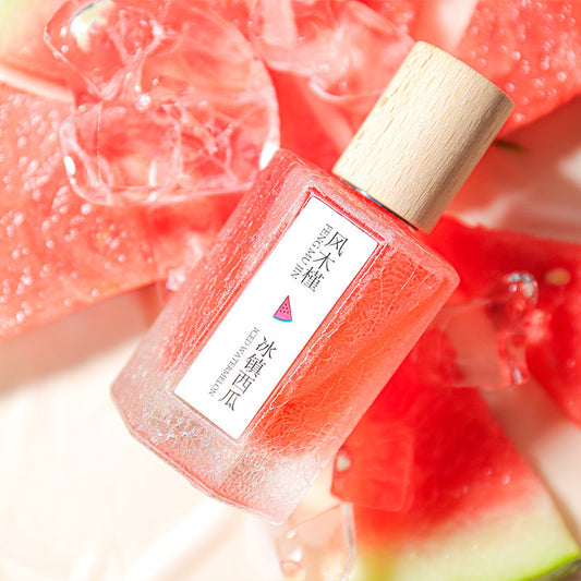 Feng hibiscus iced watermelon perfume for women long-lasting light fragrance fresh natural smoked peach wholesale ice crack perfume 