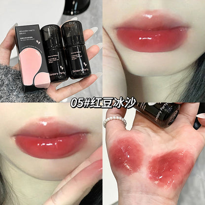 Sensory Party new sweet and cool mirror lip glaze Xiaohongshu affordable student lipstick light makeup lip gloss makeup 