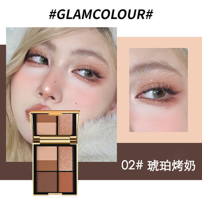 Magic color card five-color eye shadow matte pearlescent clear powder fine long-lasting color natural eye shadow wholesale 