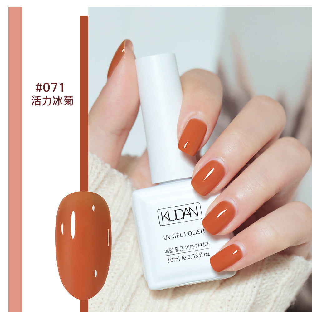 2023 New Style Nail Polish Gel No Odor Ice Transparent Nude Color Transparent Long-lasting Quick-Drying Nail Polish Manicure Nail Polish Gel Wholesale 