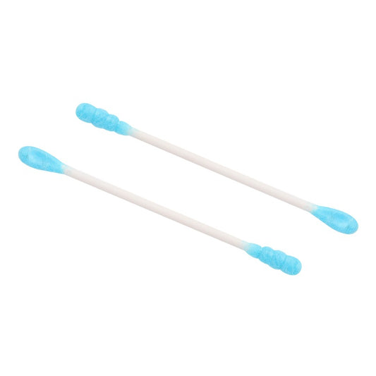 Lijiejie 100 pieces boxed paper shaft 2-in-1 ear scoop paper stick cotton swab ear scoop cotton swab 