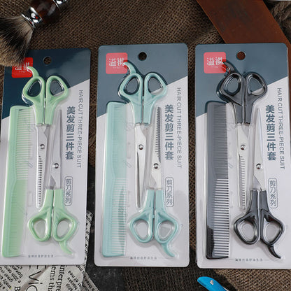 Children's Baby Haircut Scissors Set Bangs Teeth Scissors Flat Scissor Comb Pet Grooming Tools Hairdressing Scissors Set