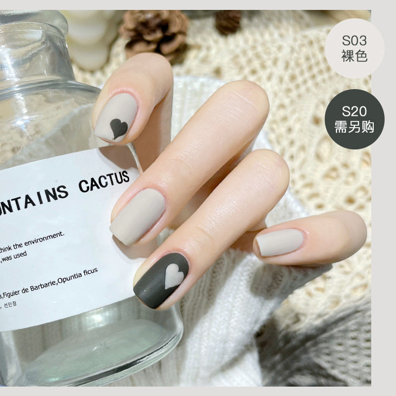 Maxfine matte water-based nail polish no baking quick drying long-lasting matte non-tearable whitening nail polish wholesale