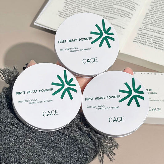 CACE Chuxin matte satin powder cake matte delicate natural versatile loose powder makeup pseudo bare face net celebrity style affordable 