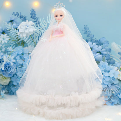 New 50CM wedding dress Yade Barbie doll doll creative vinyl princess girl gift children's toy 