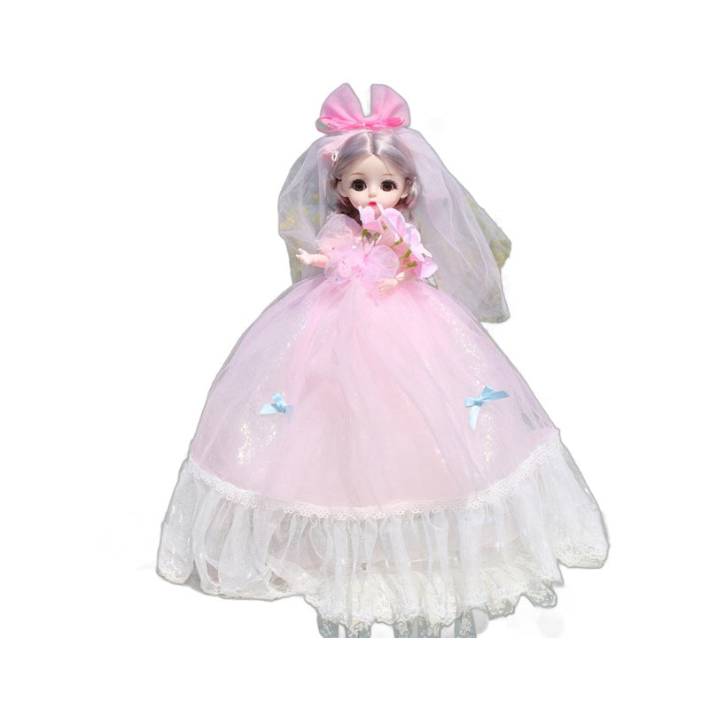 Creative new style tulle skirt princess doll toy girl Barbie doll birthday gift girl Mingrun Barbie 