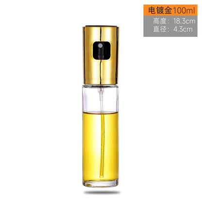 AliExpress cross-border hot product supply push-type atomized oil spray bottle olive oil bottle kitchen household barbecue oil spray bottle 