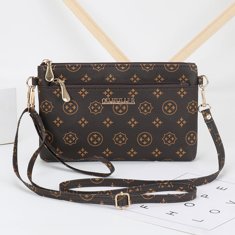 2023 New Mom Women's Bag Shoulder Bag Fashion Crossbody Bag Women's Simple Clutch Bag Korean Style Women's Small Square Bag 