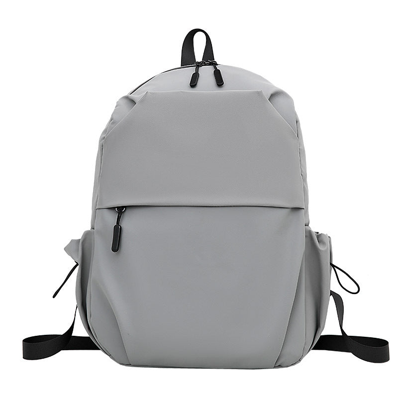 Kabinu simple backpack casual solid color backpack business commuter computer bag middle school student school bag corporate logo 