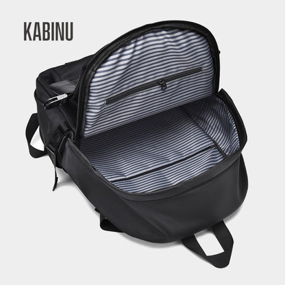 Kabinu new student school bag solid color trendy and cool drawstring backpack waterproof water-repellent backpack commuter computer bag bag 