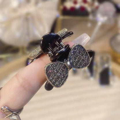 Fashionable retro small fragrance hair clip headdress female go out all-match small hair clip cute girl side clip hair clip 