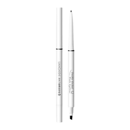 Jingnishi double-headed blade eyeliner gel pen genuine natural long-lasting color-holding waterproof and sweat-proof double-headed eyeliner 