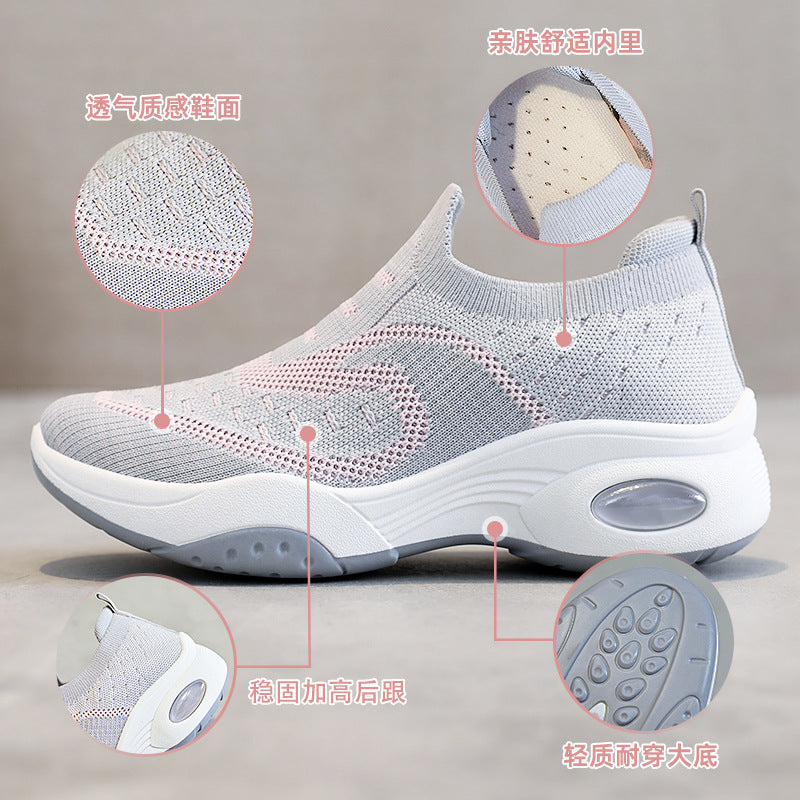 Women's shoes 2023 new foreign trade women's shoes wholesale shoes soft sole air cushion shoes breathable casual sports shoes women 