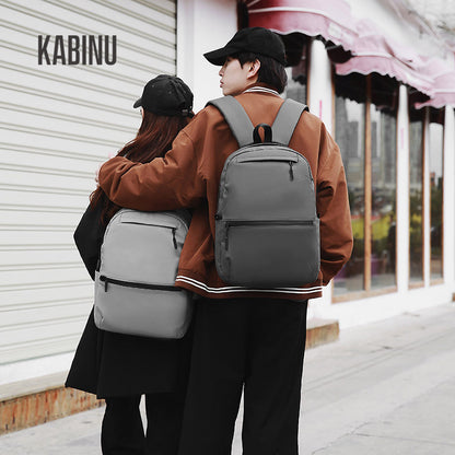 KABINU2021 New Shoulder Computer Backpack Men's Washed Cloth Casual Business Office Commuting Backpack 