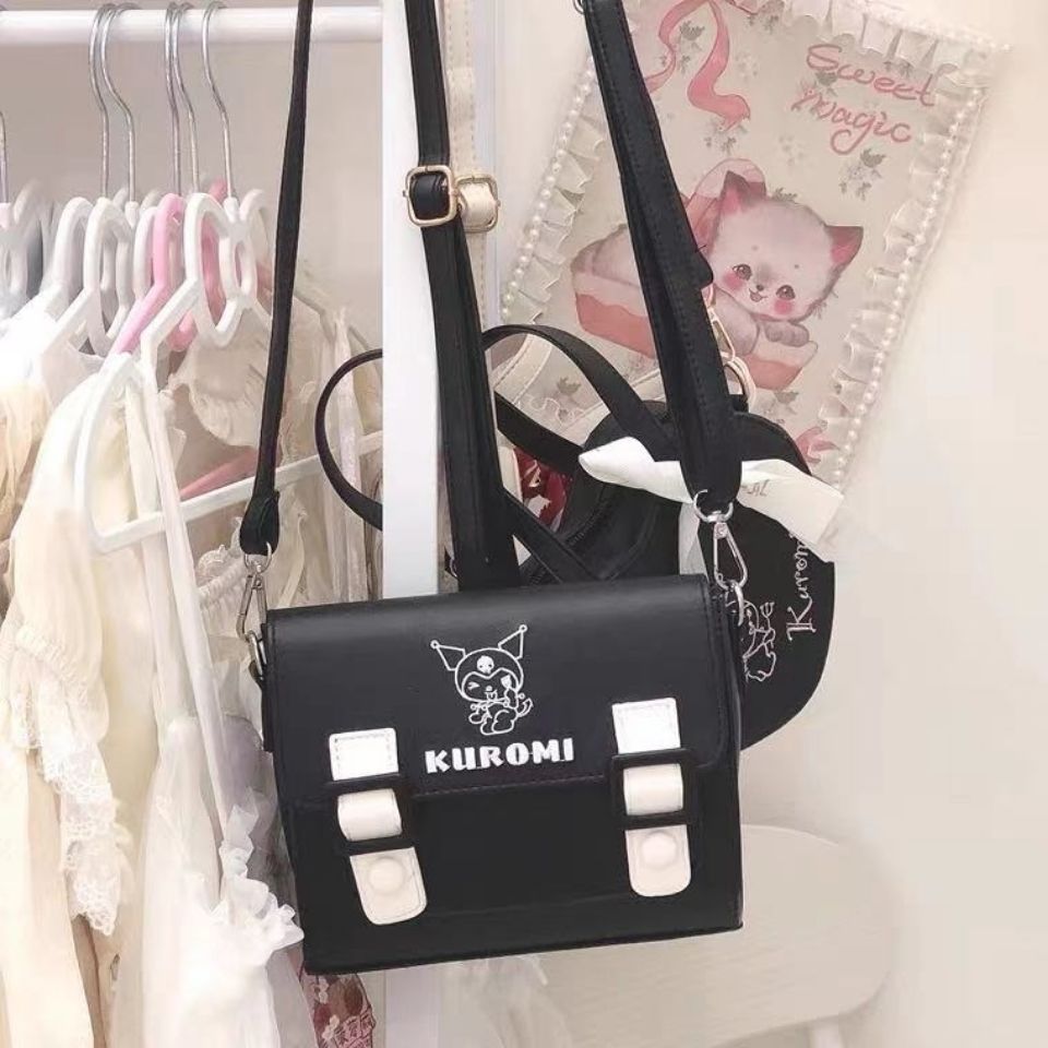 jk bag uniform bag niche female bag postman bag pu bag one shoulder portable Messenger color matching Cambridge bag lolita 