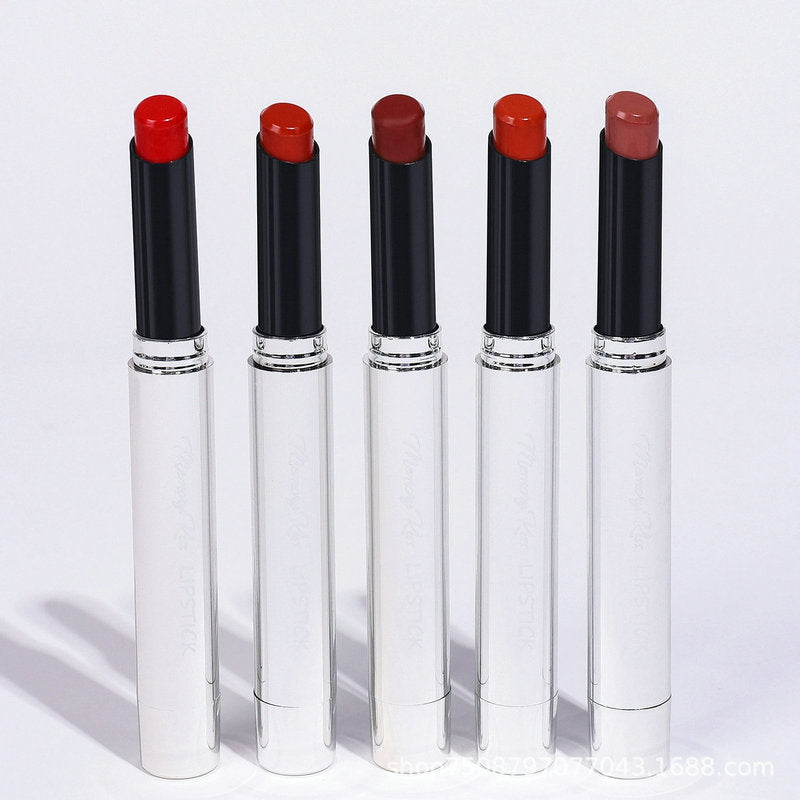 Internet celebrity same style 5 color thin tube lipstick velvet lipstick gift box summer affordable makeup manufacturers wholesale 