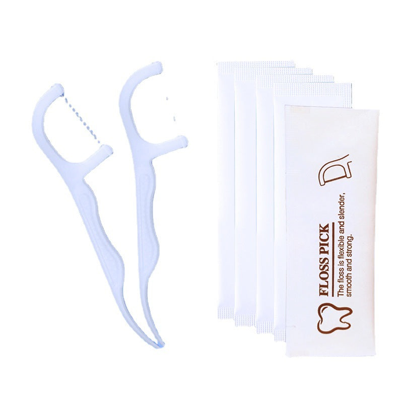 Xiaoai disposable dental floss individually packaged oral scaler household interdental brushing floss stick bulk dental floss wholesale 