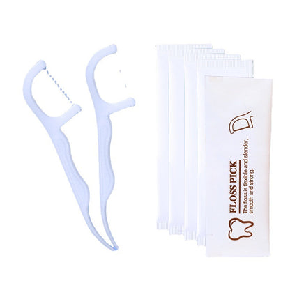 Xiaoai disposable dental floss individually packaged oral scaler household interdental brushing floss stick bulk dental floss wholesale 