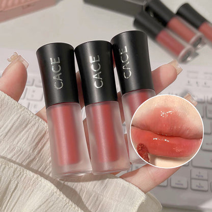 CACE pure water gloss lip glaze mirror whitening not picky lip mud refreshing all-match lip gloss summer cross-border wholesale 