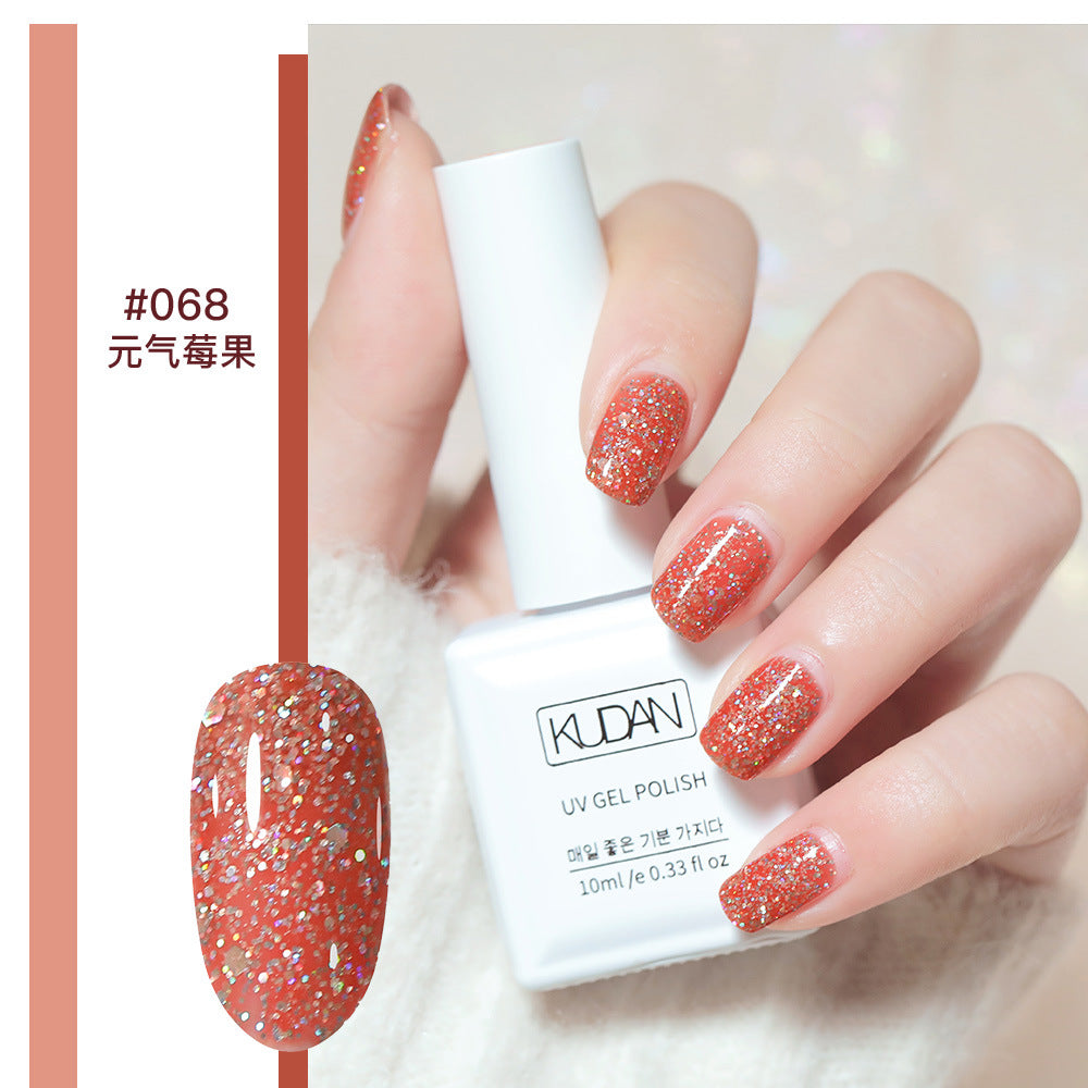 2023 New Style Nail Polish Gel No Odor Ice Transparent Nude Color Transparent Long-lasting Quick-Drying Nail Polish Manicure Nail Polish Gel Wholesale 