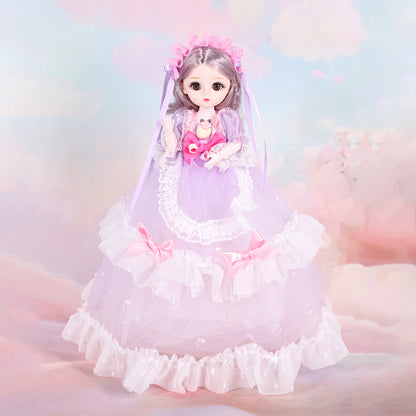 Creative new style tulle skirt princess doll toy girl Barbie doll birthday gift girl Mingrun Barbie 