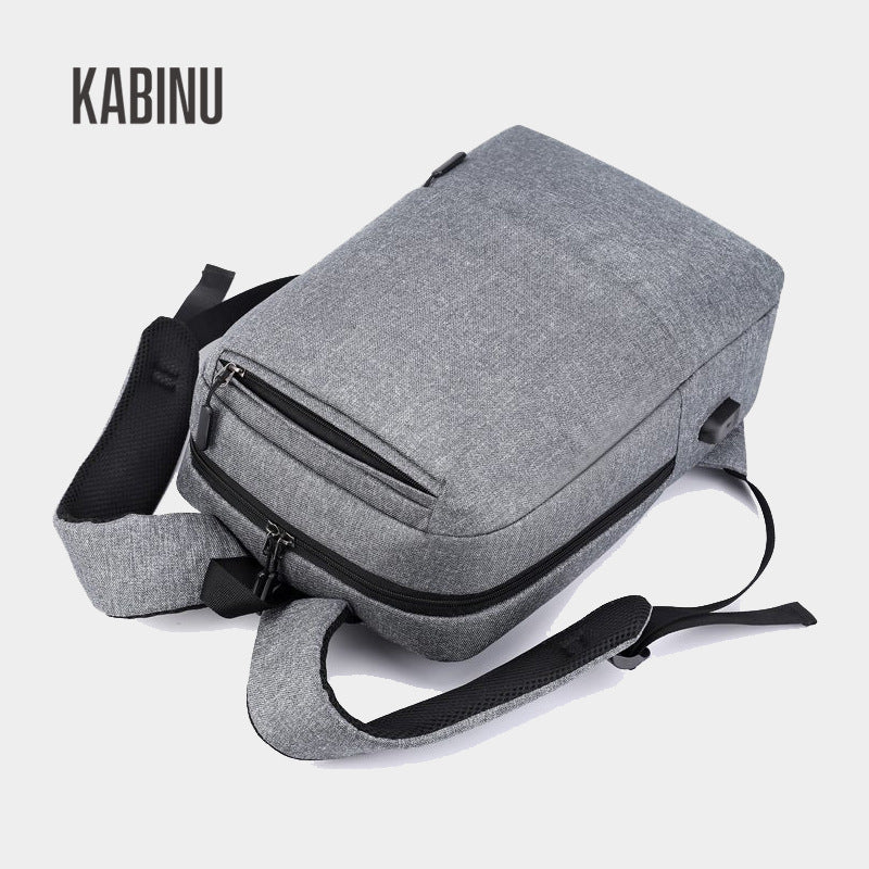 Kabinu Korean version business casual computer bag men's 2021 travel canvas laptop bag backpack wholesale 