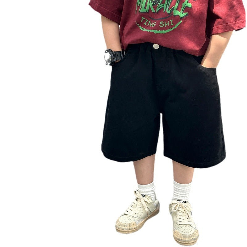 Maxi children's clothing children's pants 2024 summer new Korean version of large boys' fashion casual shorts shorts 