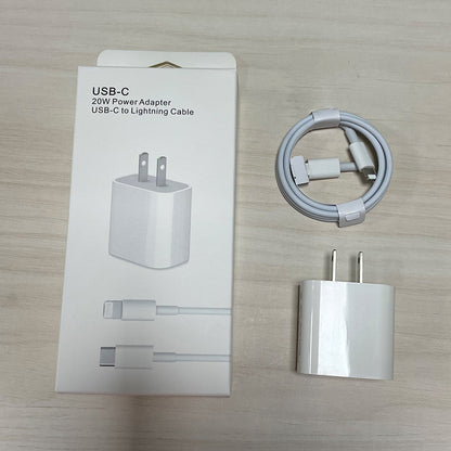 High-quality certified version single C port pd20w is suitable for Apple fast charging charger pd fast charging head 