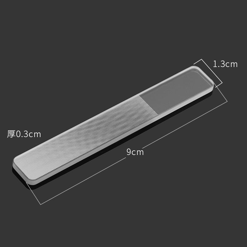 Nail polishing strip, polishing strip, frosted nail file, sponge rubbing strip, nano crystal glass nail file 