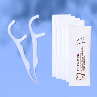 Xiaoai disposable dental floss individually packaged oral scaler household interdental brushing floss stick bulk dental floss wholesale 