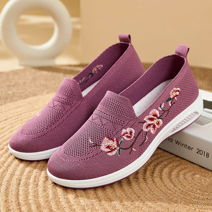 Shoes for women 2024 new spring and autumn foreign trade women's shoes shallow mouth casual mom shoes manufacturers wholesale slip-on lazy shoes