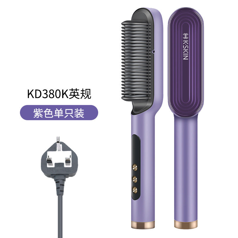 Jindao negative ion hair straightening comb, foreign trade curling plate, hair straightener, dual-purpose, non-damaging, hair straightening, cross-border exclusive supply 