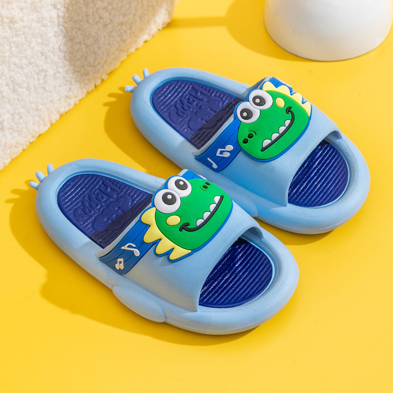 2023 Children's Dinosaur Slippers Boys Summer Home Indoor and Outdoor Wear Non-slip Children's Slippers Girls Wholesale 