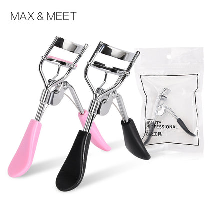 Black super wide-angle eyelash curler partial eyelash curler rubber pad beginner eyelash assistant styling tool 