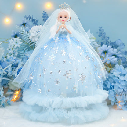 New 50CM wedding dress Yade Barbie doll doll creative vinyl princess girl gift children's toy 