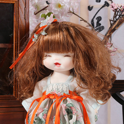 29cm ancient style vinyl doll Yade Barbie doll girl birthday gift new Chinese style gift box 