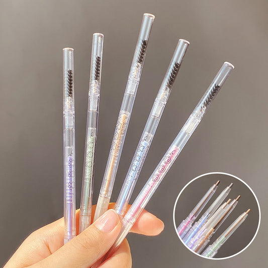 Gemeng Miaohui Round Pen Refill Eyebrow Pencil သည် ရေစိုခံ၊ ချွေးစိုပြီး ညစ်ညမ်းရန် မလွယ်ကူသော ခေါင်းနှစ်လုံးပါသော အလိုအလျောက် မျက်ခုံးမွေး Pen သည် အလွန်ကောင်းမွန်သော မျက်ခုံးမွေး ခဲတံ 