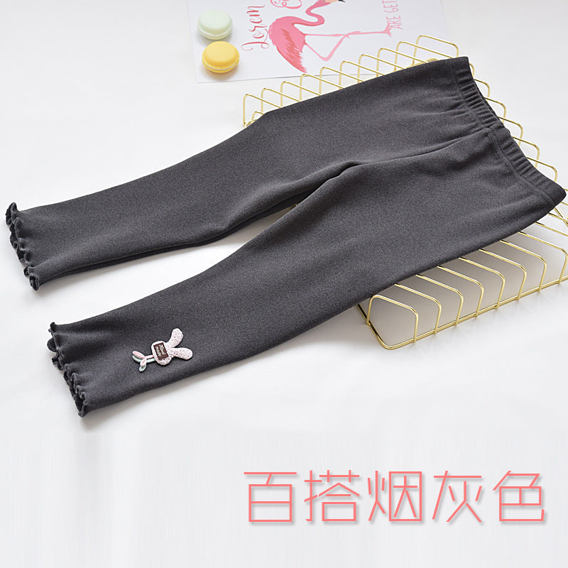 Korean girls' new autumn clothing, children's fashionable leggings, girls can wear pants, thin pants for children and middle-aged children, trendy 