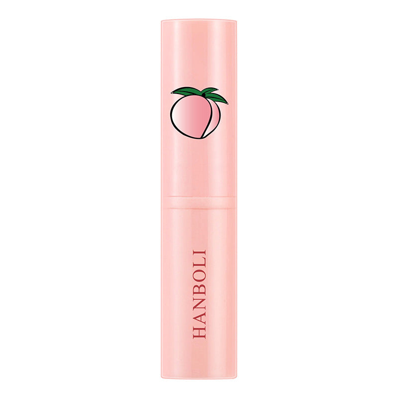 Peach Vaseline Lip Balm Hydrating, Moisturizing, Repairing, Tender Lipstick Base Color Changing Warming Lip Balm 